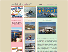 Tablet Screenshot of northforkmarina.com